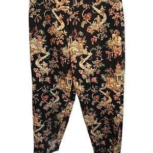 Women’s Silk Talbot’s Floral dress pants sz 14